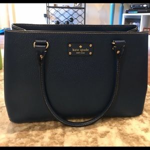 Kate spade handbag emerald blue beautiful bag
